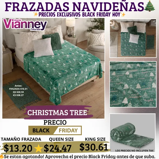 Cobertores Christmas Tree