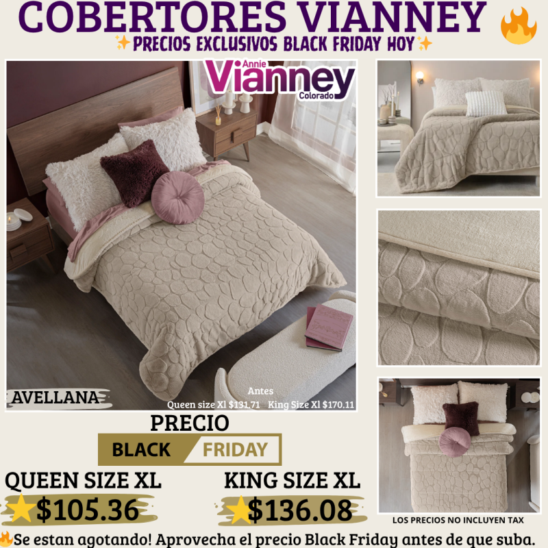 Cobertor Everest Avellana - Top Seller