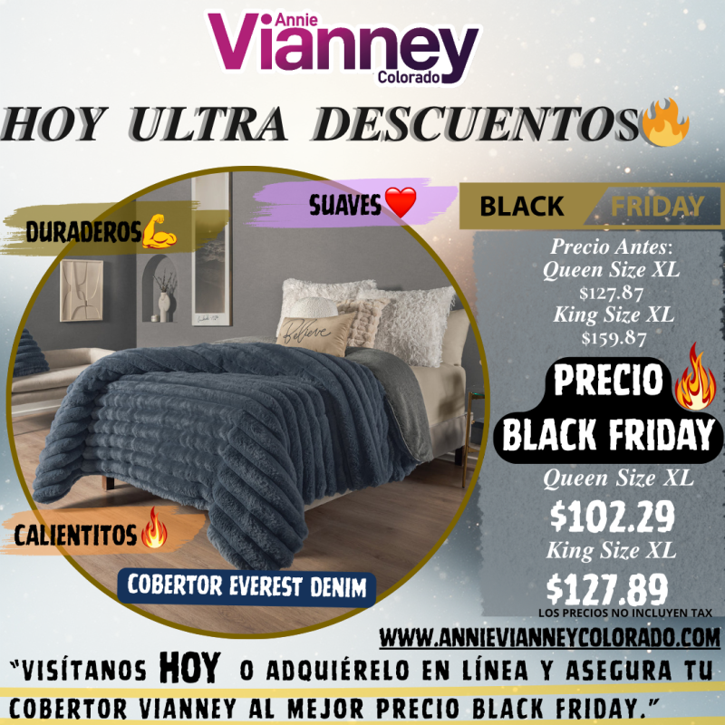 Cobertor Everest Denim - Top Seller