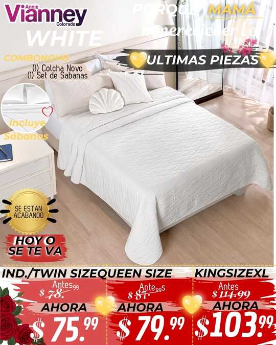 Combo Novo White - Prom Madres